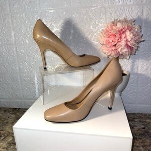 Authentic Karl Lagerfeld Nude Pumps